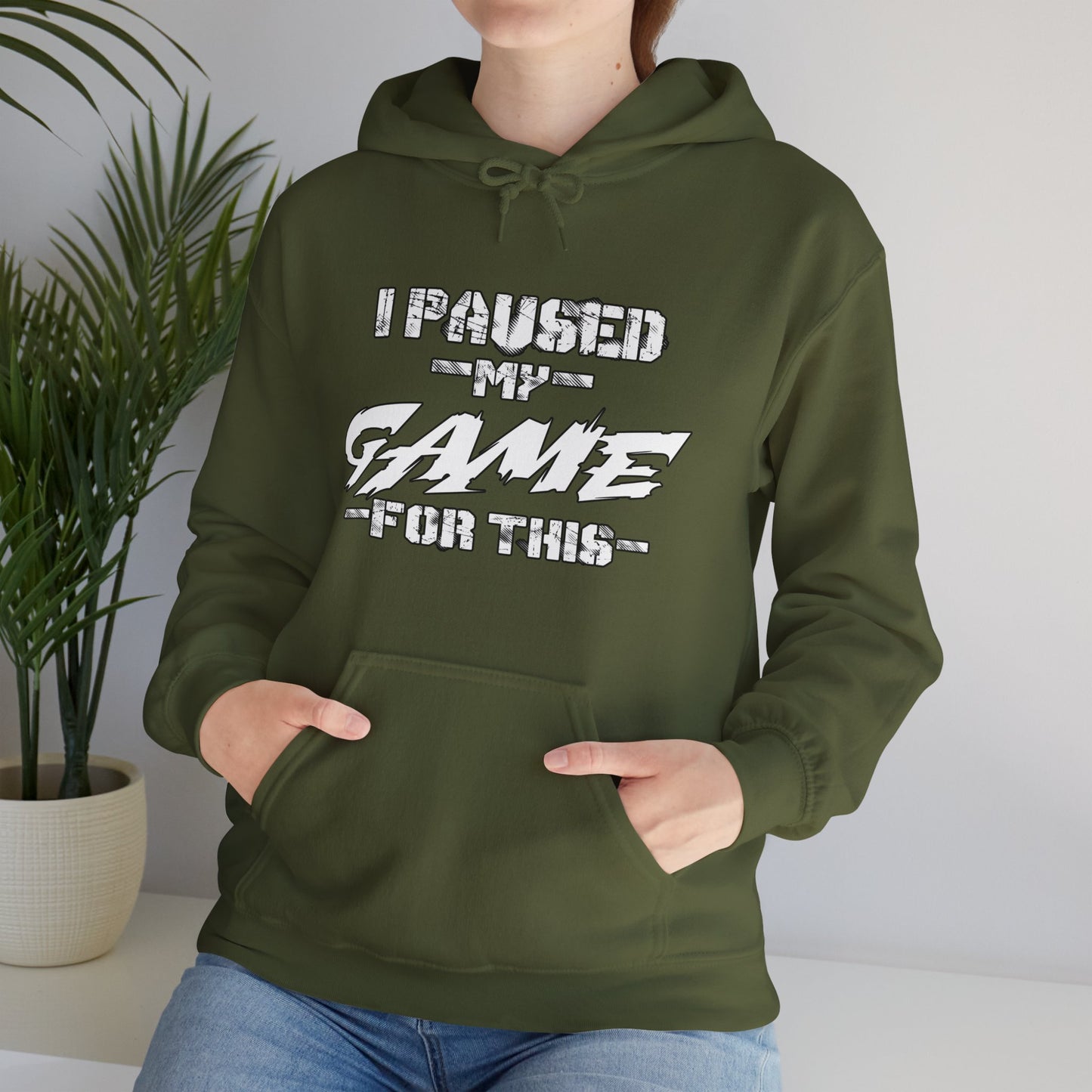 Game Pause Moment: Hoodie of Real-World Interruption