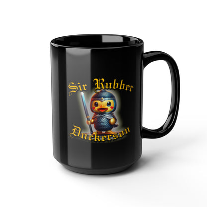 Knighted Quack: Sir Rubber Duckerson Signature Mug