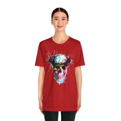 Glowing Grin: Radiant Skull Tee