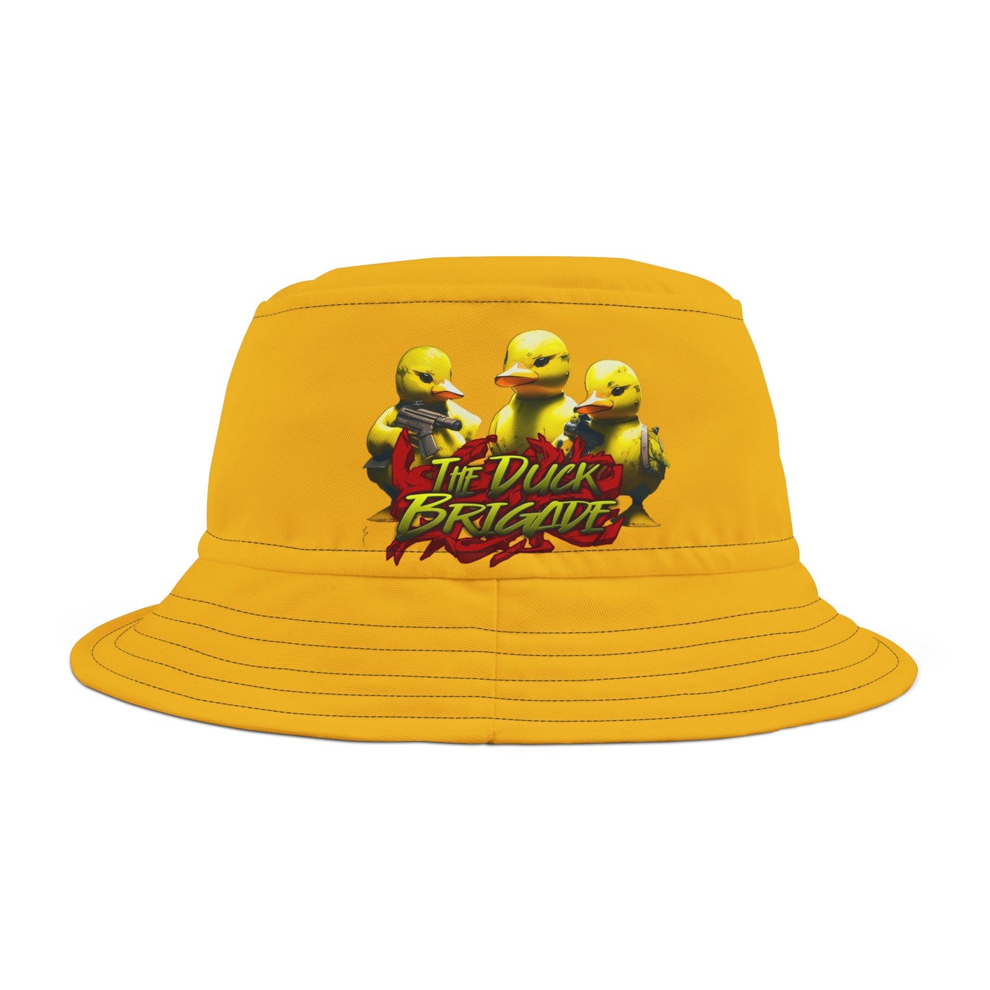 Quack Leader: Duck Brigade Yellow Bucket Hat