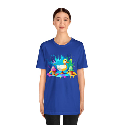 Ducky Delights: Quackin' Good Ice Cream Tee