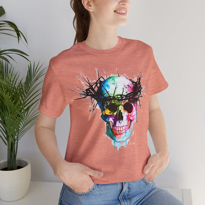 Glowing Grin: Radiant Skull Tee