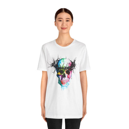 Glowing Grin: Radiant Skull Tee