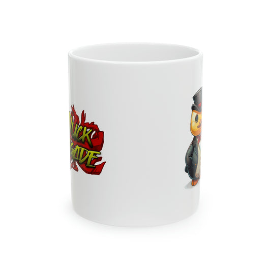 Duck Brigade: Feathered Aristocrat Duck Mug