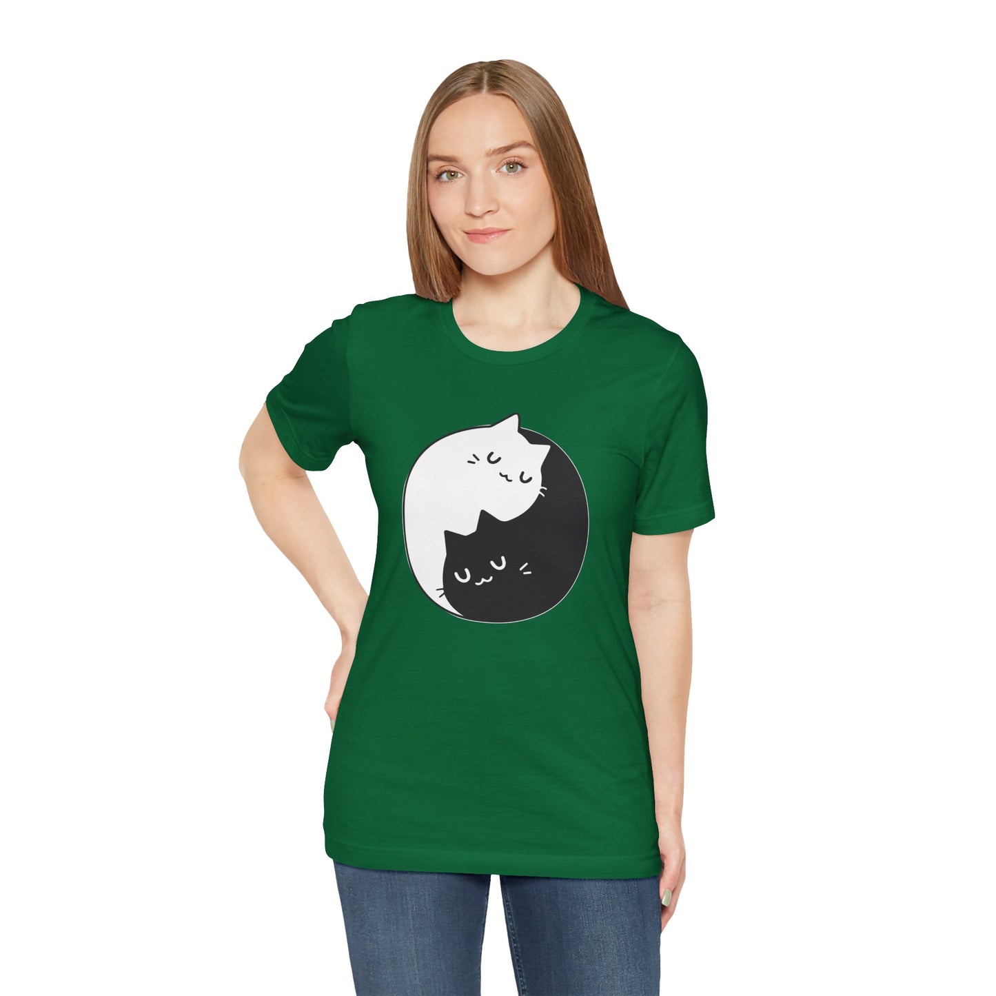 Meow and Zen: Cat Harmony Tee