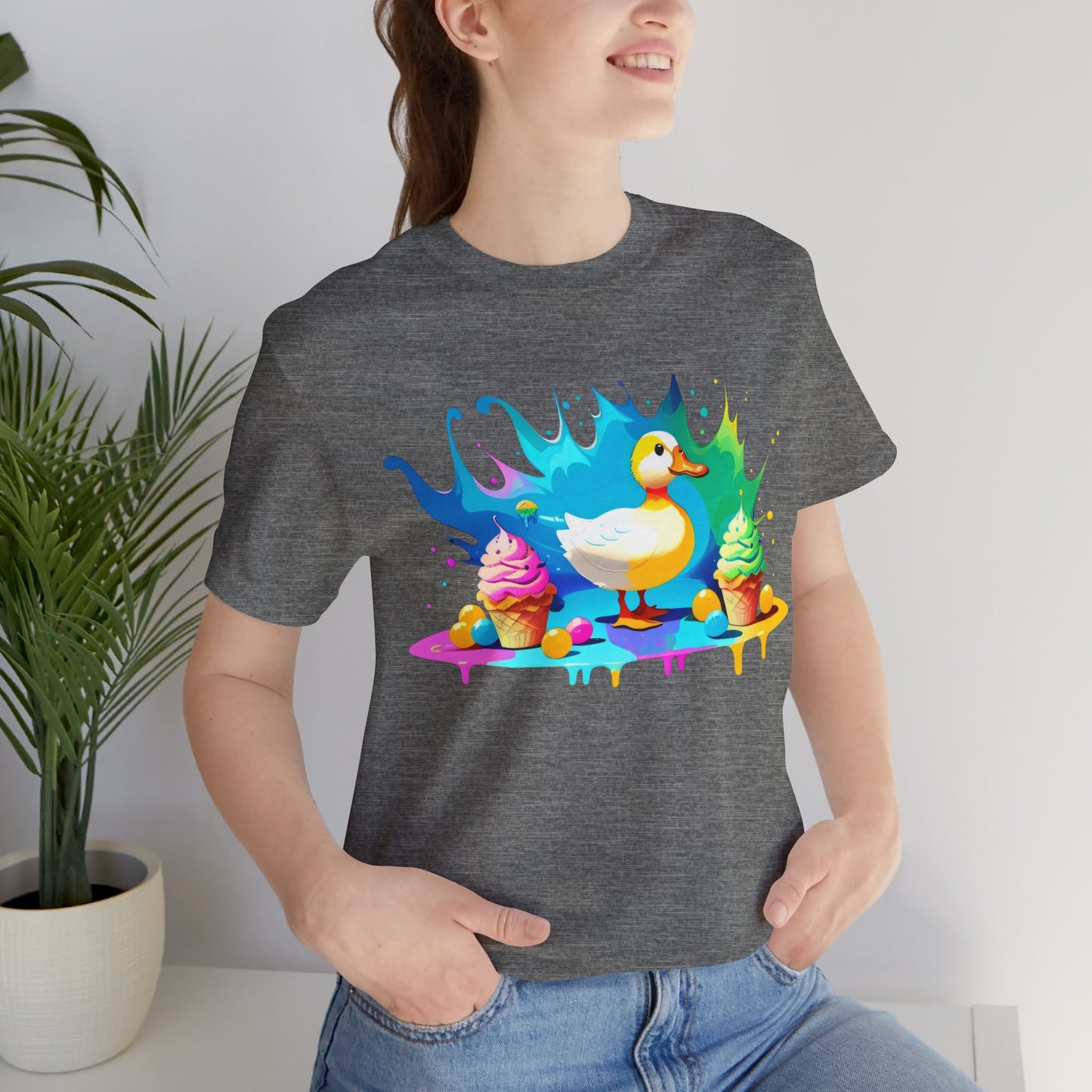 Ducky Delights: Quackin' Good Ice Cream Tee