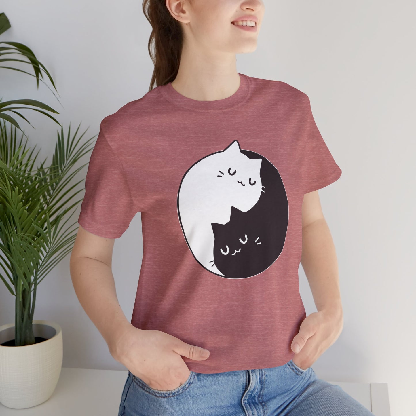 Meow and Zen: Cat Harmony Tee