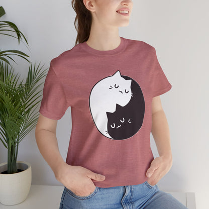 Meow and Zen: Cat Harmony Tee