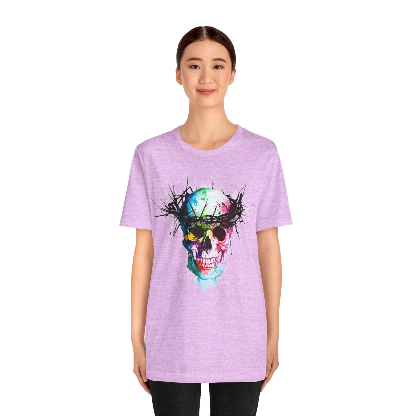 Glowing Grin: Radiant Skull Tee