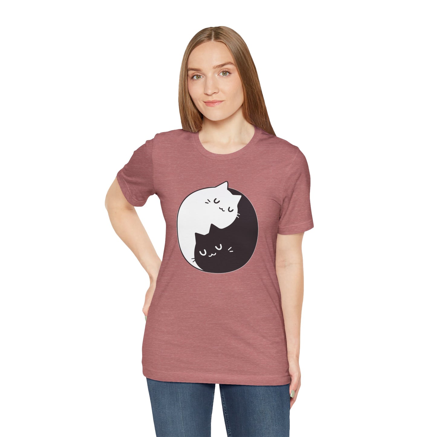 Meow and Zen: Cat Harmony Tee