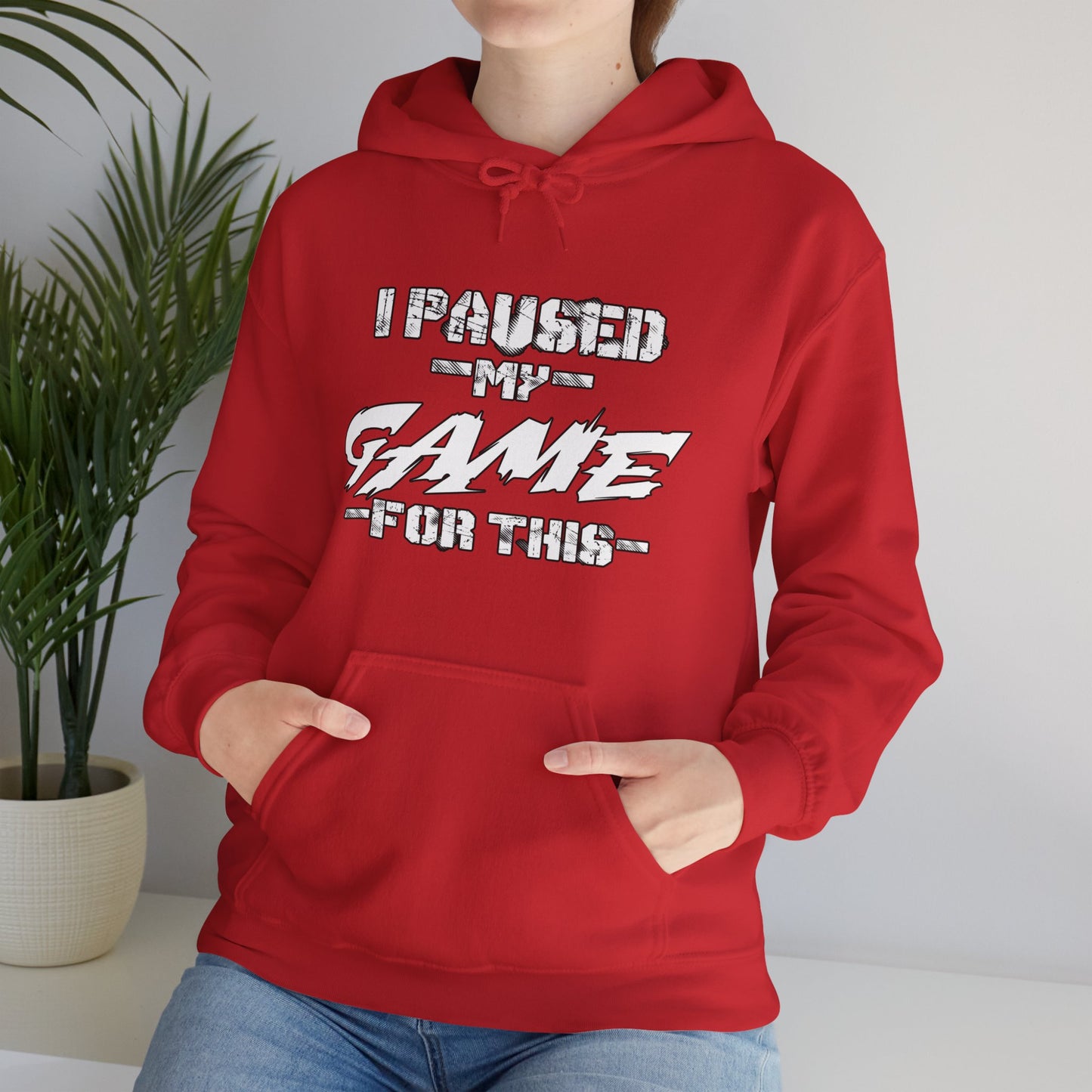 Game Pause Moment: Hoodie of Real-World Interruption