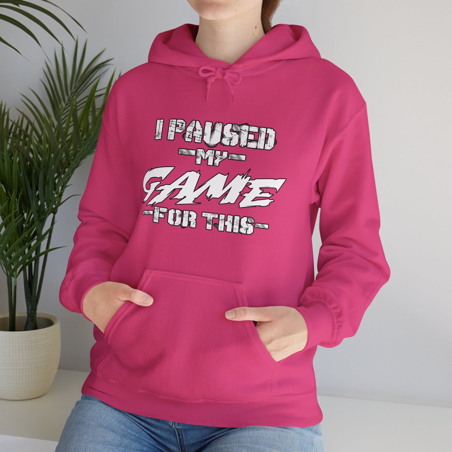 Game Pause Moment: Hoodie of Real-World Interruption