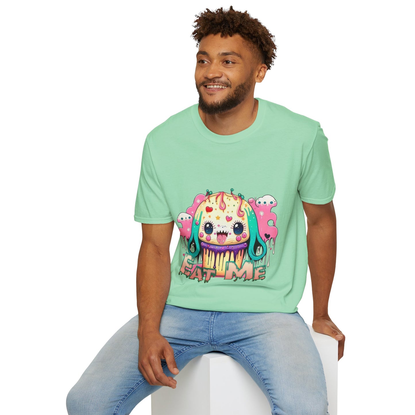 Delectable Danger: Bite Me Cupcake Attire T-Shirt