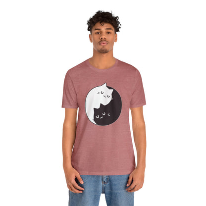 Meow and Zen: Cat Harmony Tee