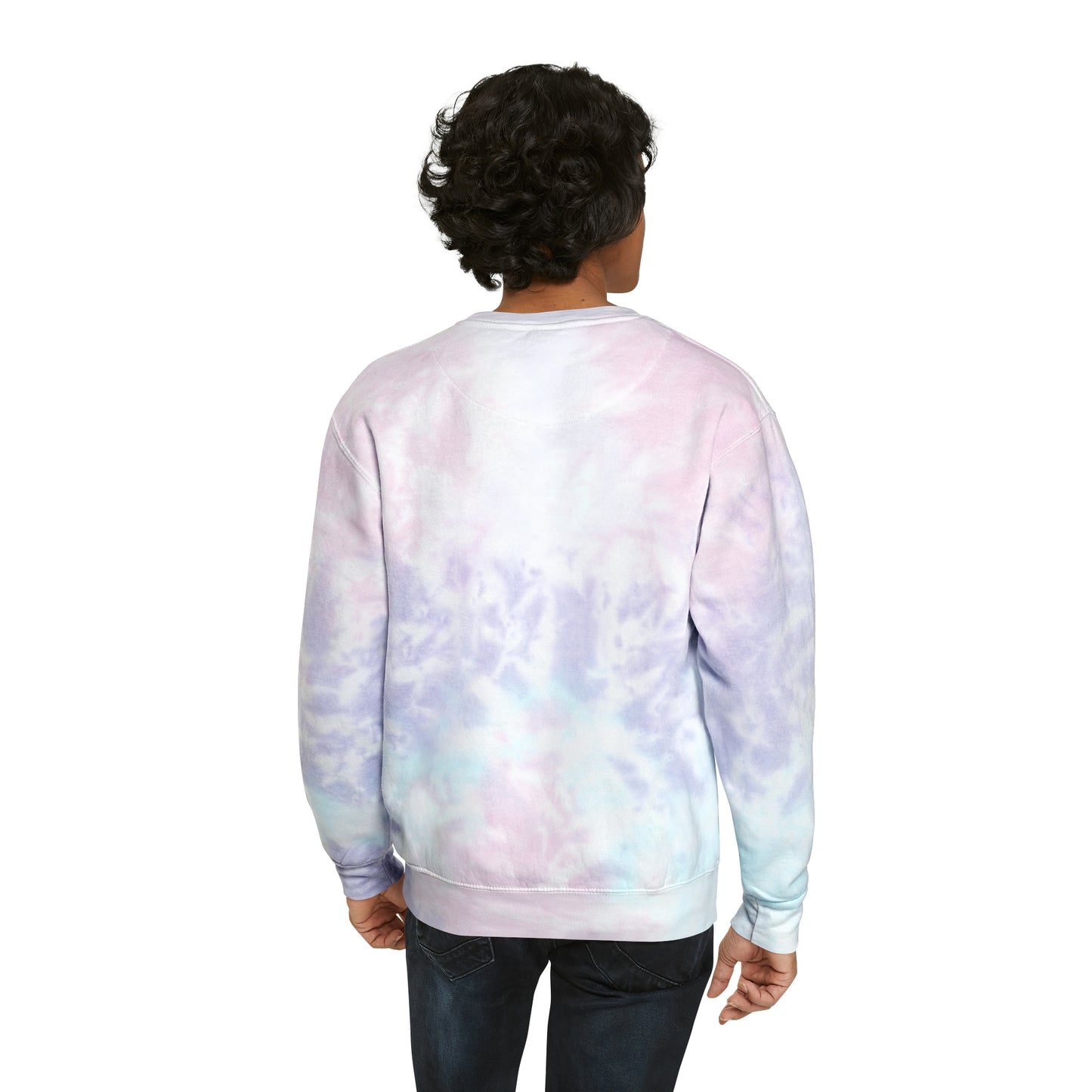 Purr-fectly Cozy: Cat Burrito Bliss Tie-Dye Sweatshirt