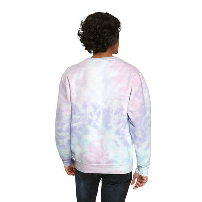 Purr-fectly Cozy: Cat Burrito Bliss Tie-Dye Sweatshirt