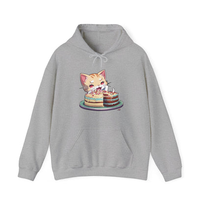 Purrfectly Sweet Moments: Cat Indulgence Edition Hooded Sweatshirt