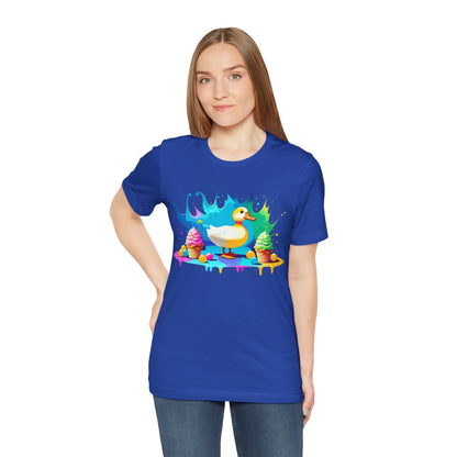 Ducky Delights: Quackin' Good Ice Cream Tee