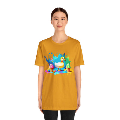 Ducky Delights: Quackin' Good Ice Cream Tee