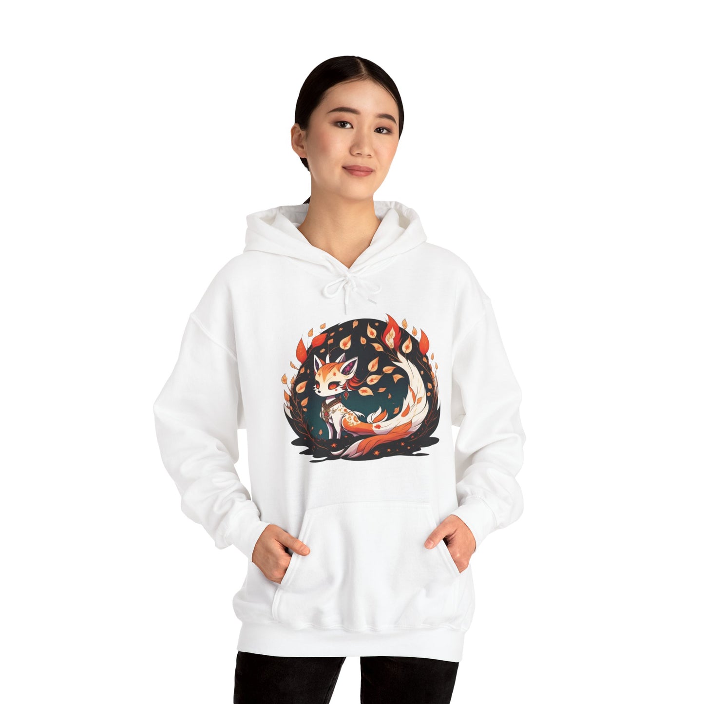 Flaming Blaze of the Mystic Fox hoodie