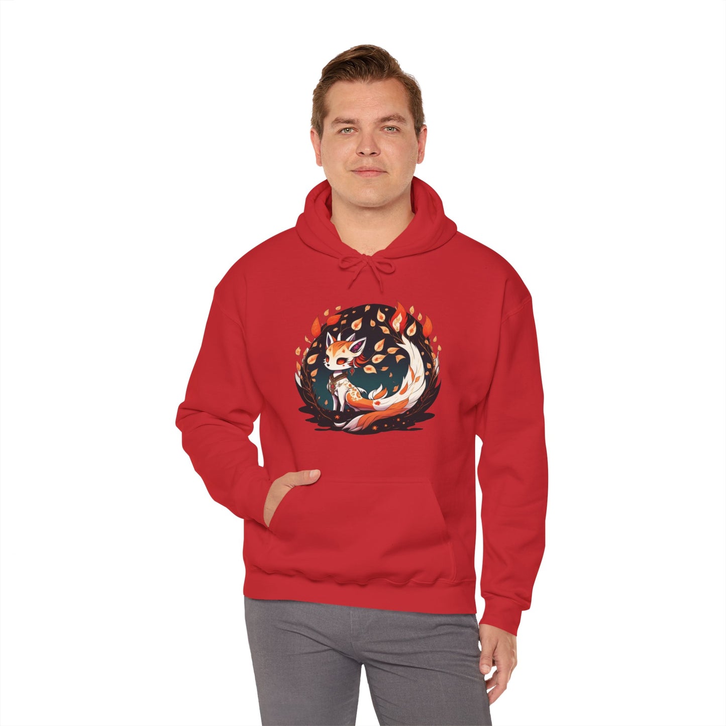 Flaming Blaze of the Mystic Fox hoodie