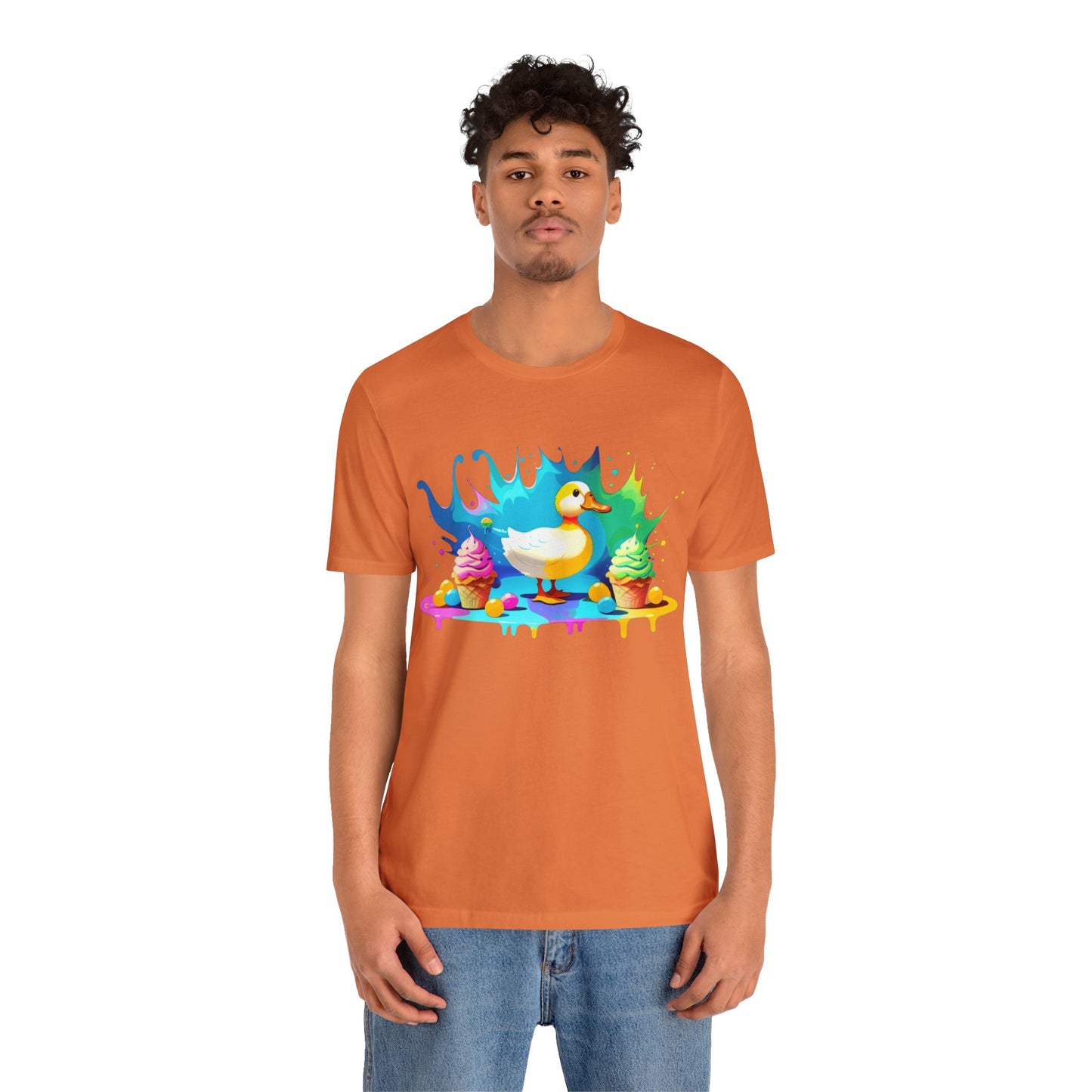 Ducky Delights: Quackin' Good Ice Cream Tee