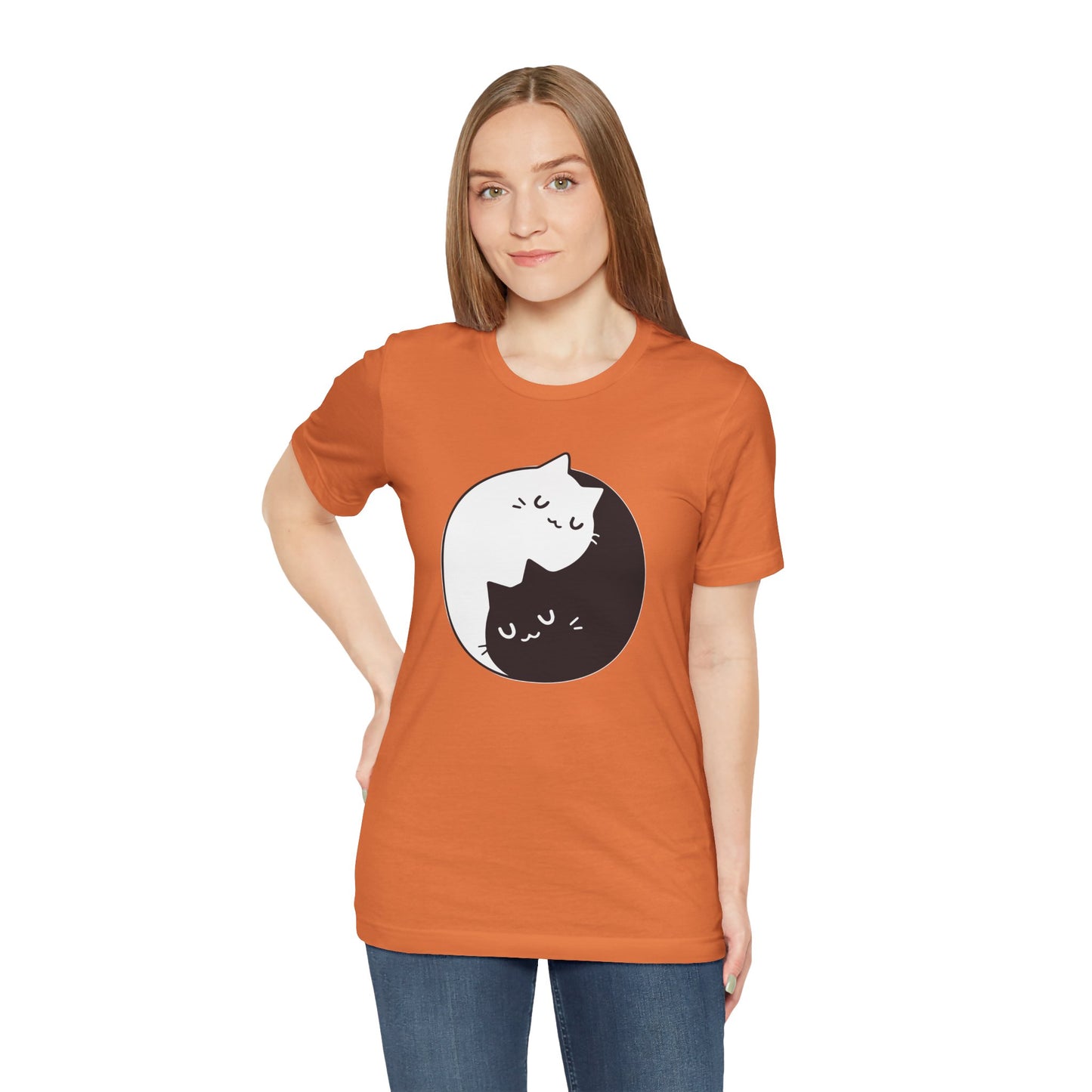 Meow and Zen: Cat Harmony Tee