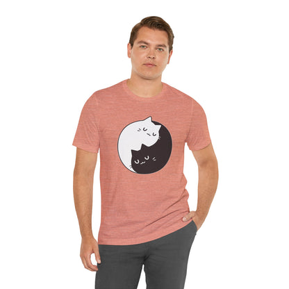 Meow and Zen: Cat Harmony Tee