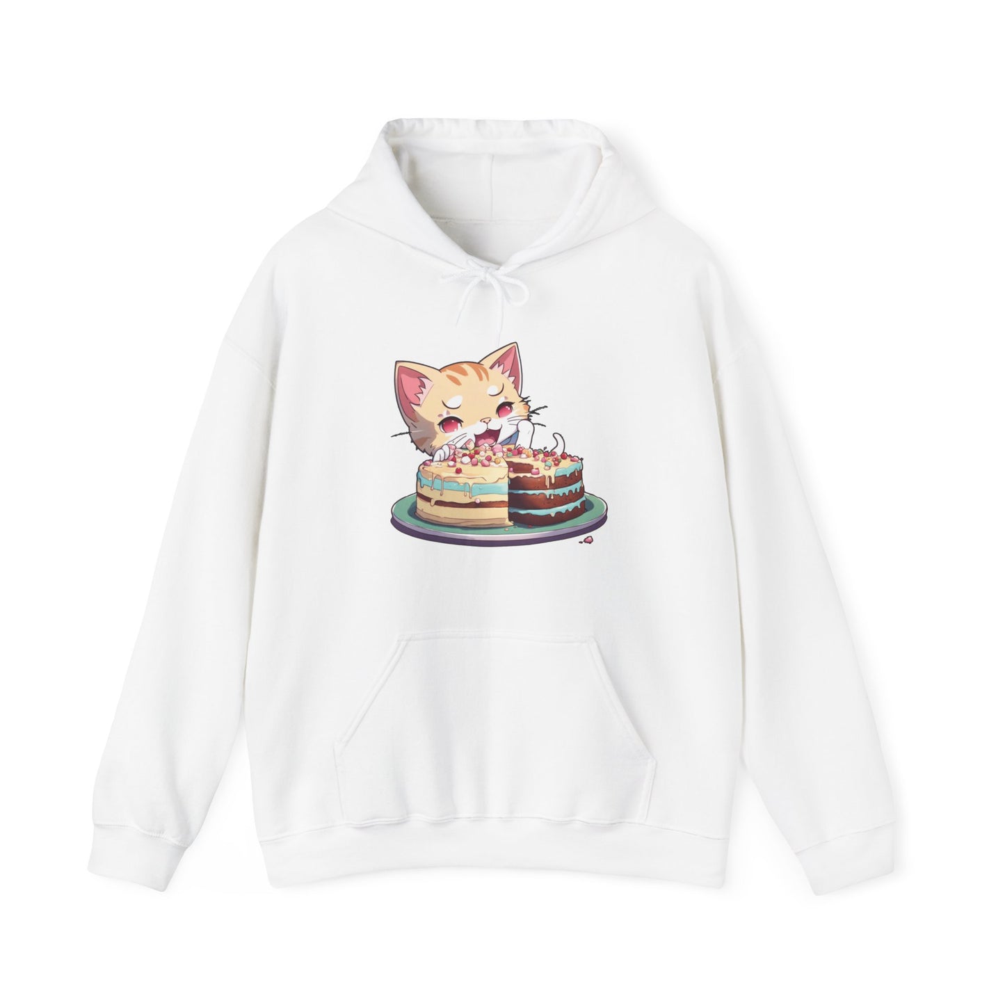 Purrfectly Sweet Moments: Cat Indulgence Edition Hooded Sweatshirt