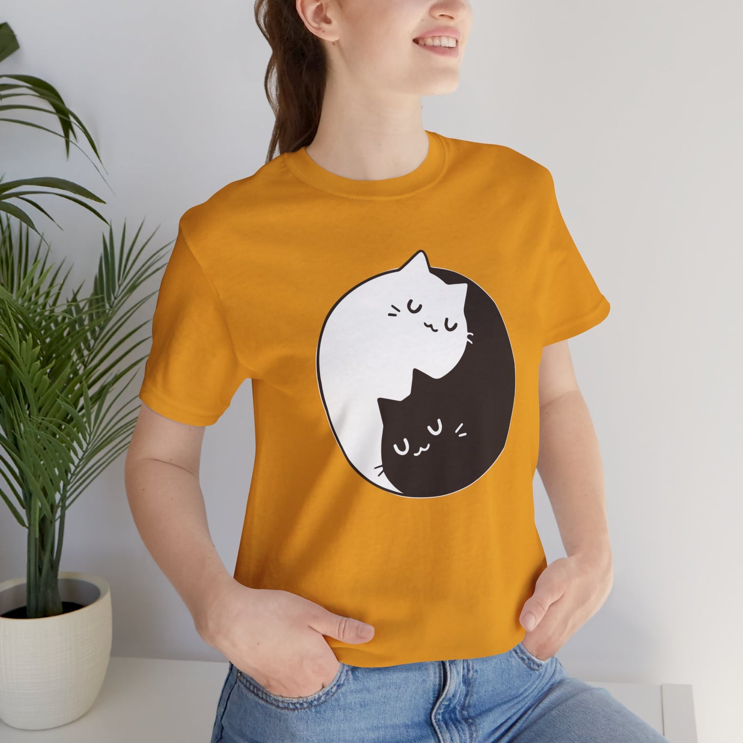 Meow and Zen: Cat Harmony Tee