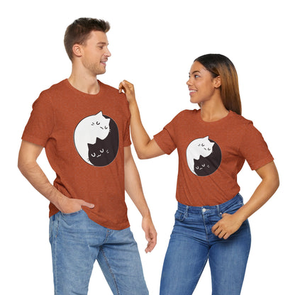 Meow and Zen: Cat Harmony Tee