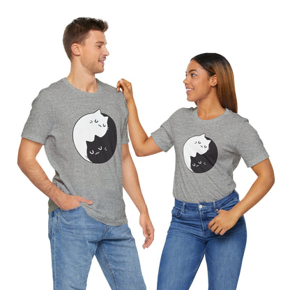 Meow and Zen: Cat Harmony Tee