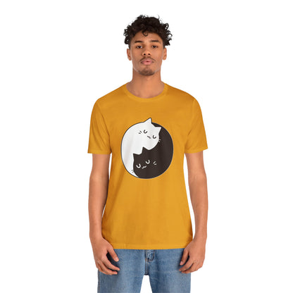 Meow and Zen: Cat Harmony Tee