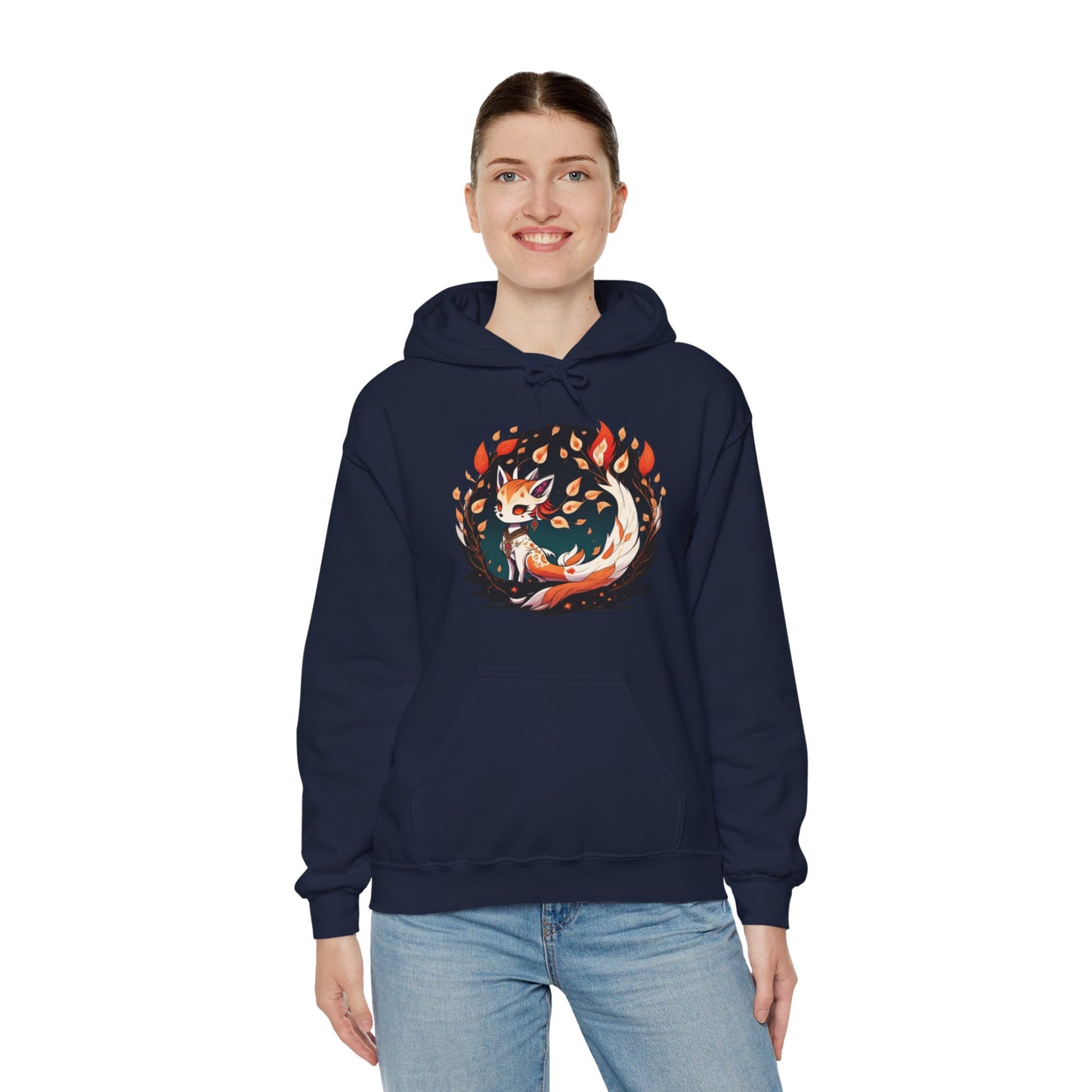 Flaming Blaze of the Mystic Fox hoodie