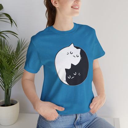 Meow and Zen: Cat Harmony Tee