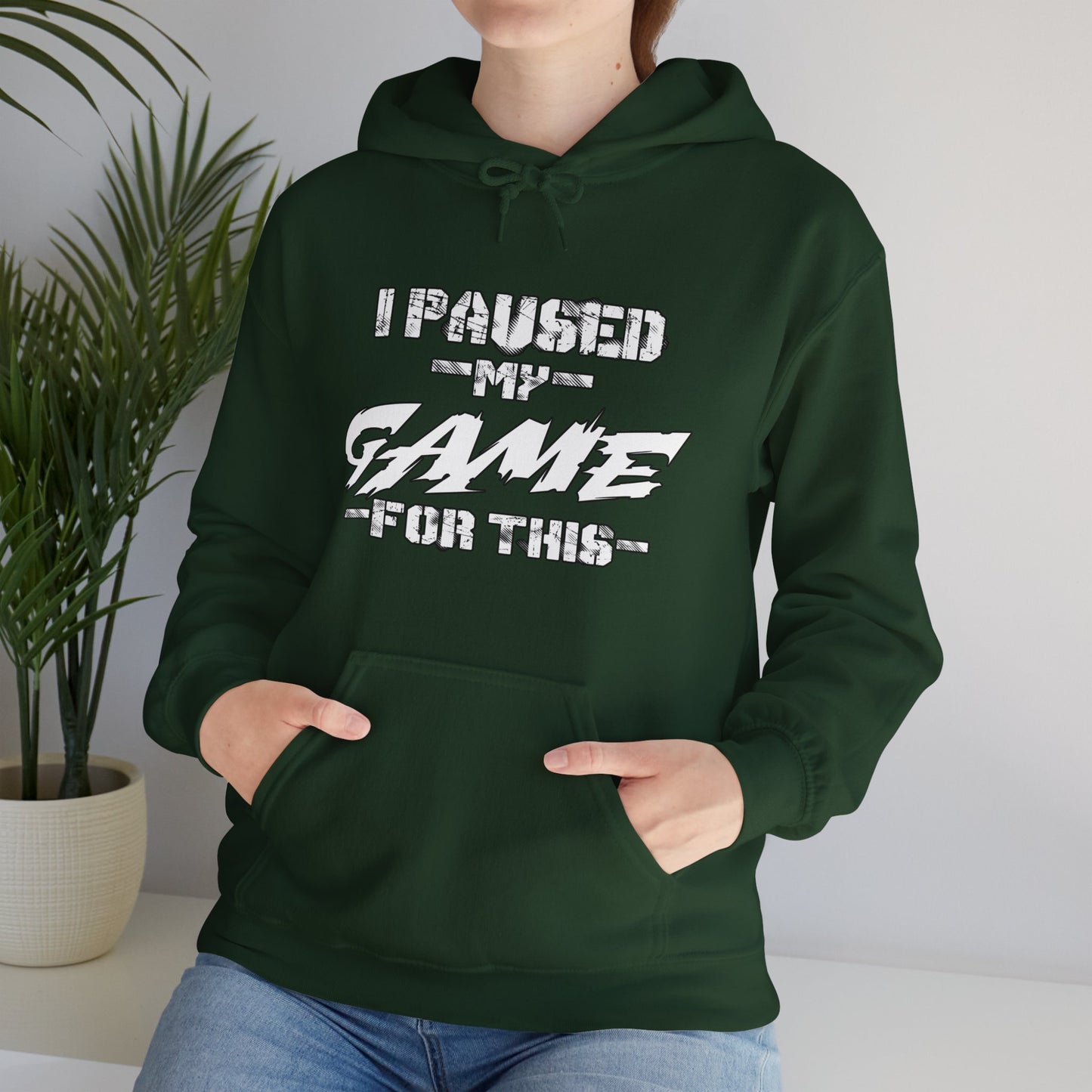 Game Pause Moment: Hoodie of Real-World Interruption