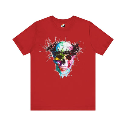 Glowing Grin: Radiant Skull Tee