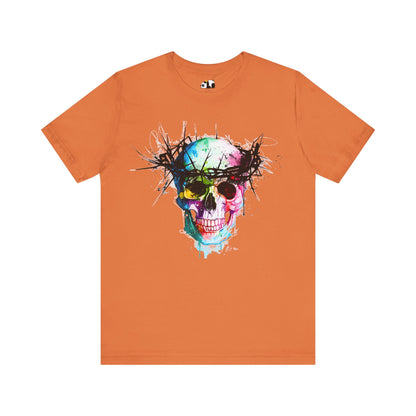 Glowing Grin: Radiant Skull Tee