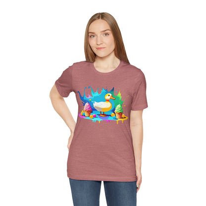 Ducky Delights: Quackin' Good Ice Cream Tee