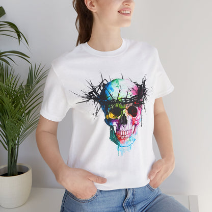 Glowing Grin: Radiant Skull Tee