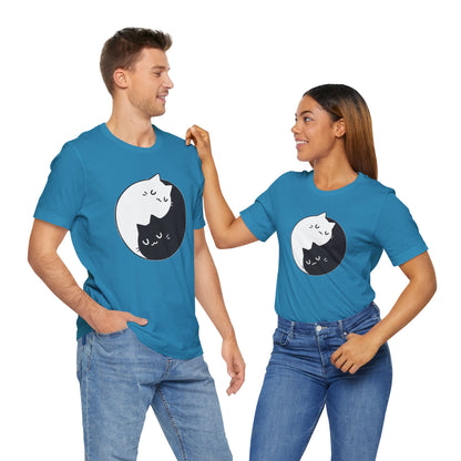 Meow and Zen: Cat Harmony Tee