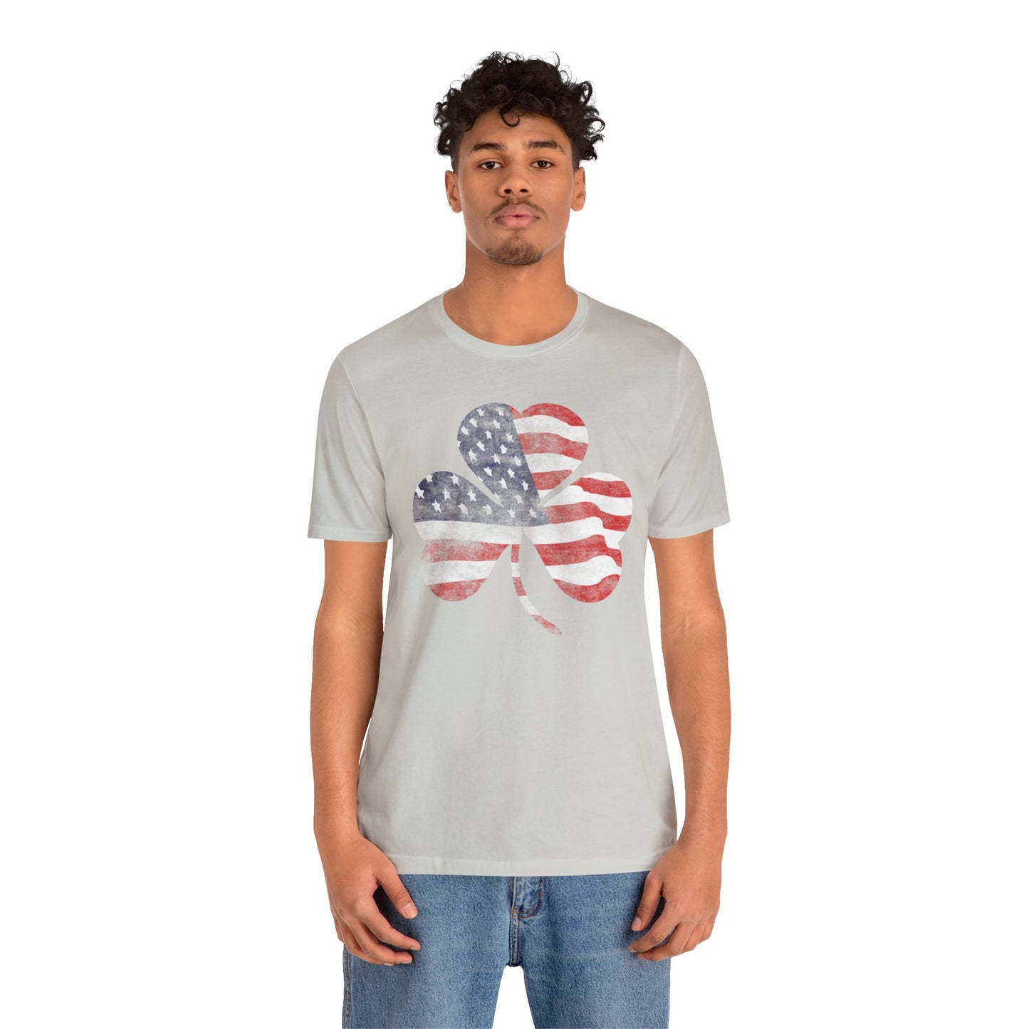 Lucky Land of Liberty: Shamrock Flag Shirt