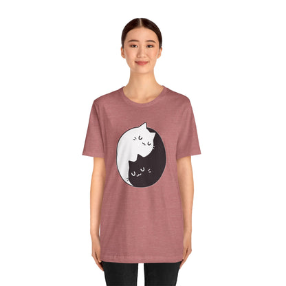 Meow and Zen: Cat Harmony Tee