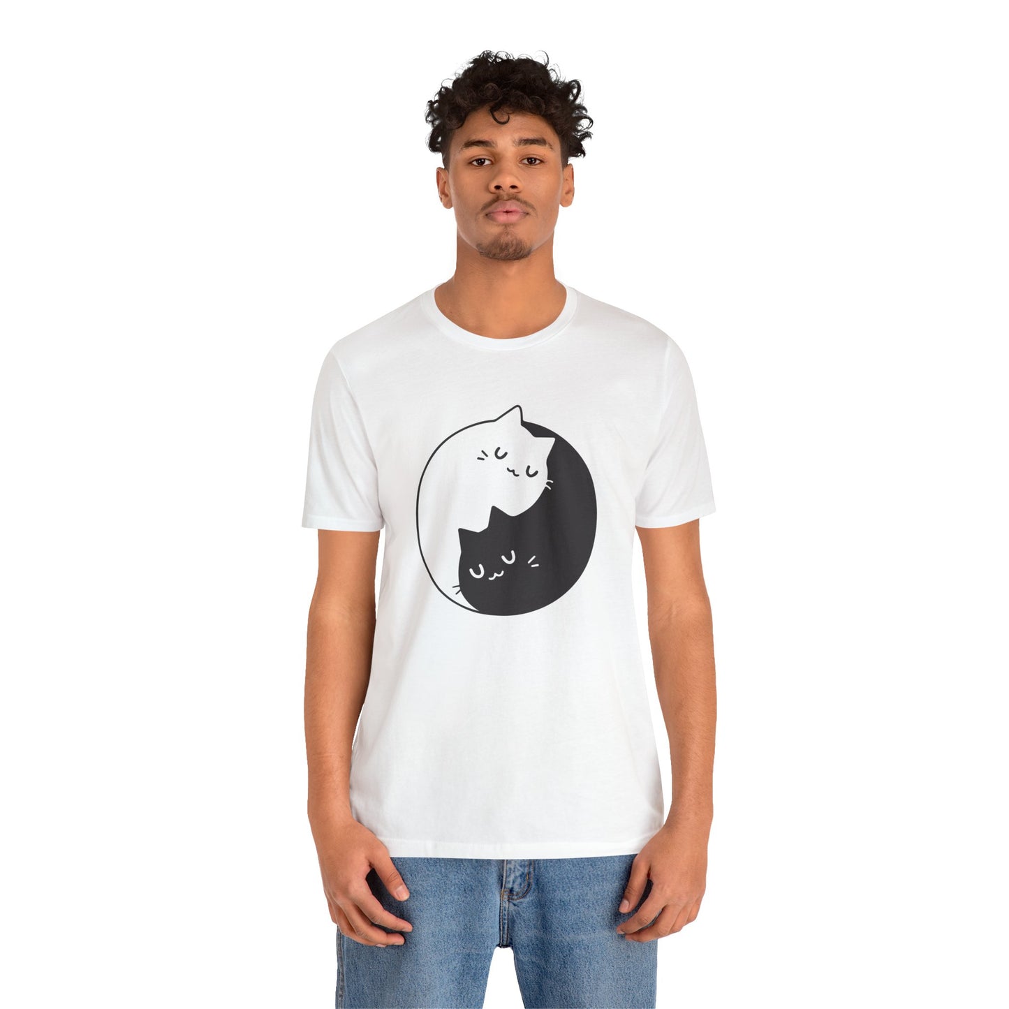 Meow and Zen: Cat Harmony Tee