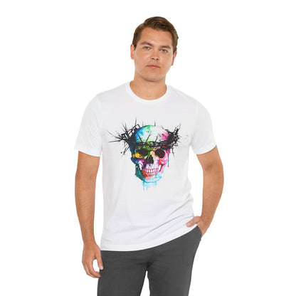 Glowing Grin: Radiant Skull Tee