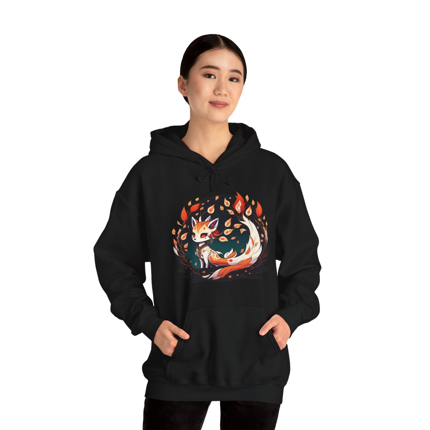 Flaming Blaze of the Mystic Fox hoodie