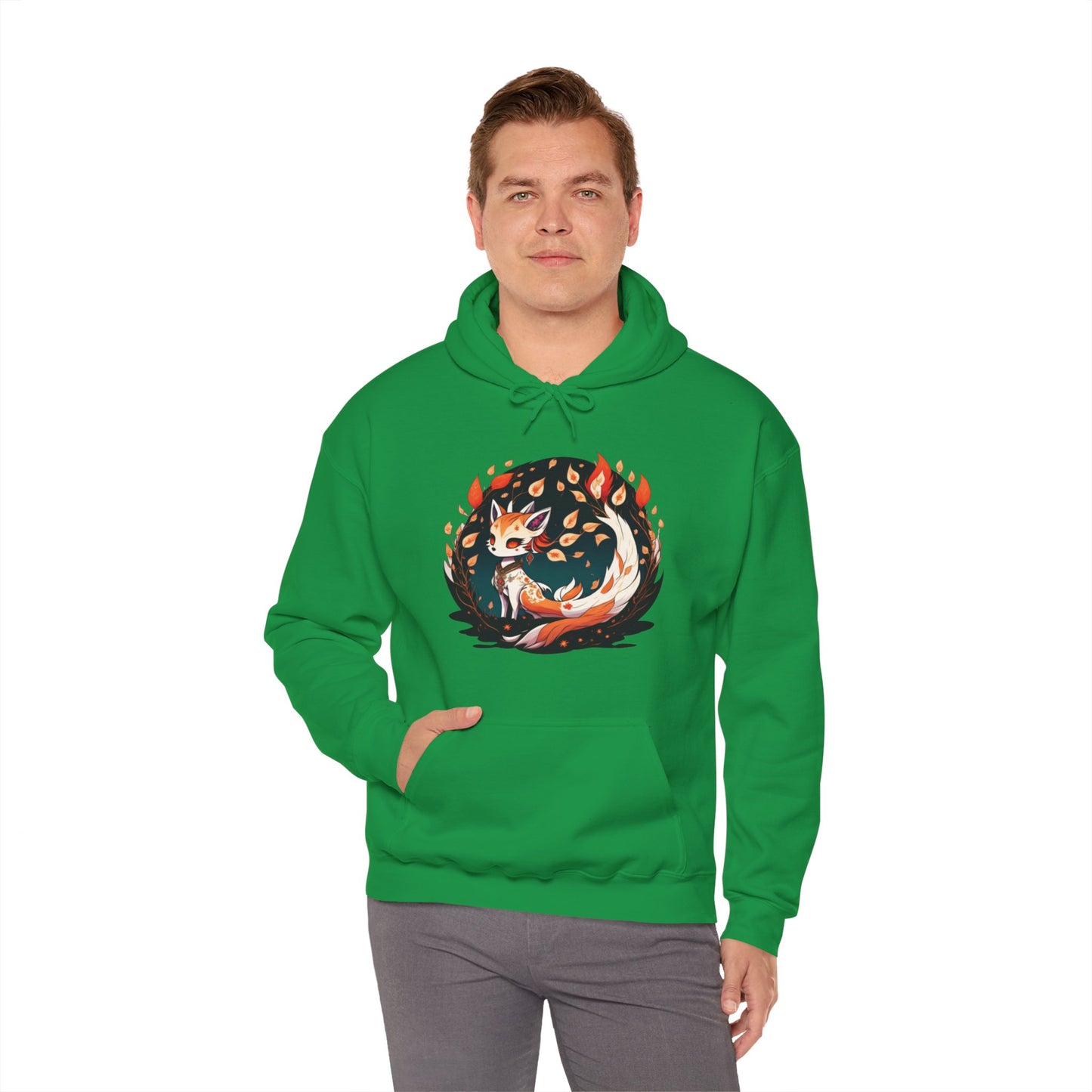 Flaming Blaze of the Mystic Fox hoodie