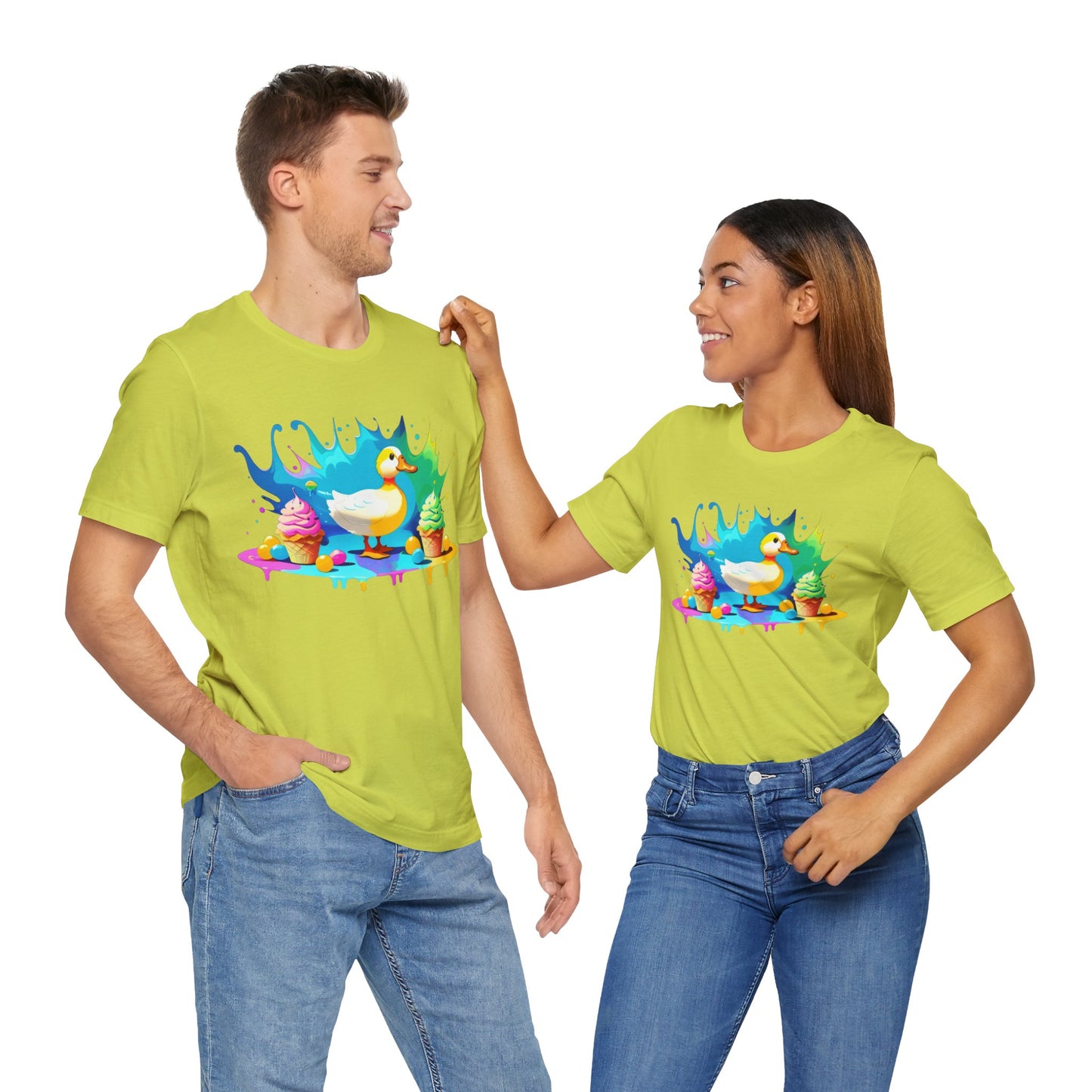 Ducky Delights: Quackin' Good Ice Cream Tee