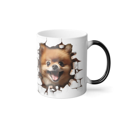 Dog Days Delight: Transforming Happiness Mug