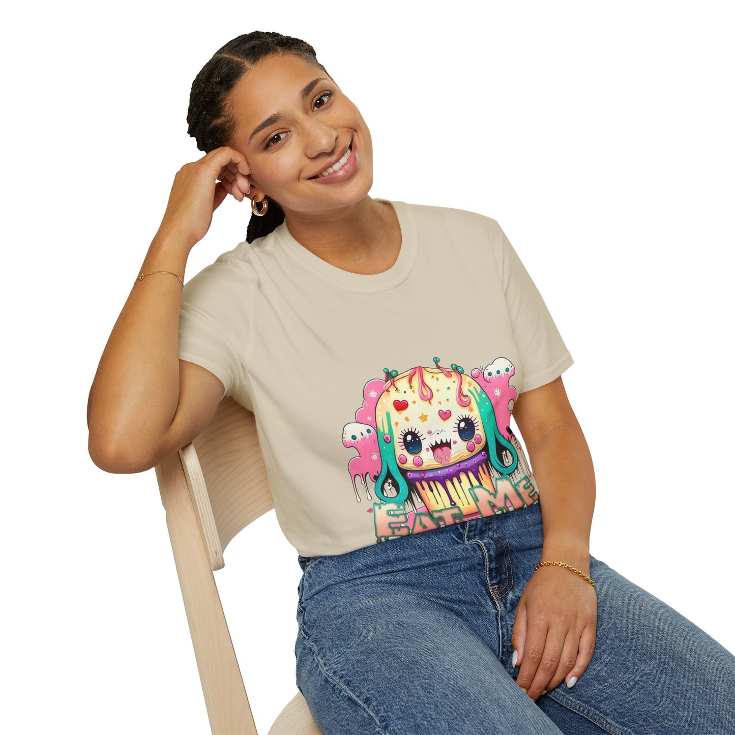 Delectable Danger: Bite Me Cupcake Attire T-Shirt